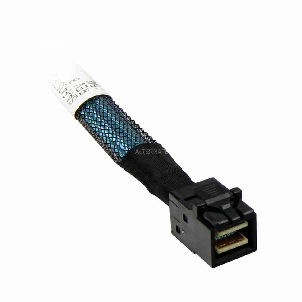 (image for) Broadcom LSI00409 mini SAS HD to 4x SATA Data Port Cable